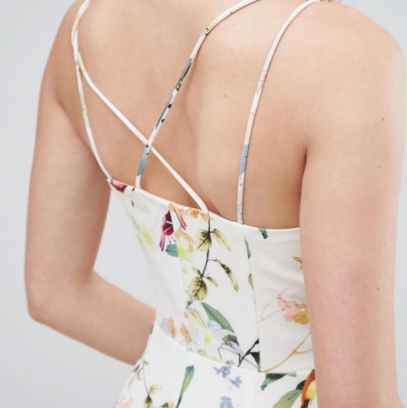 OASIS bird print midi pencil dress - Picture 7 of 7